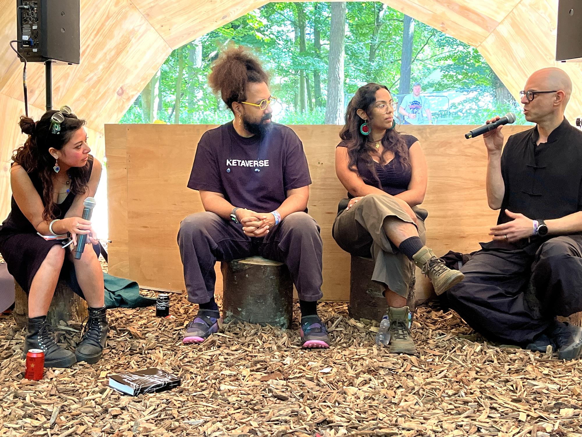 Panel discussion at Houghton Festival